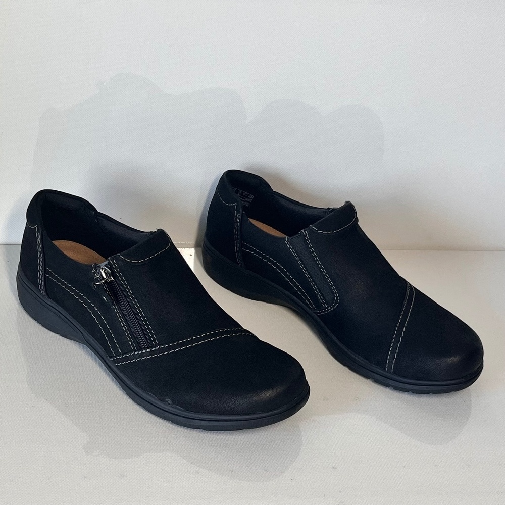 Clarks Carleigh Ray Leather Slip-Ons